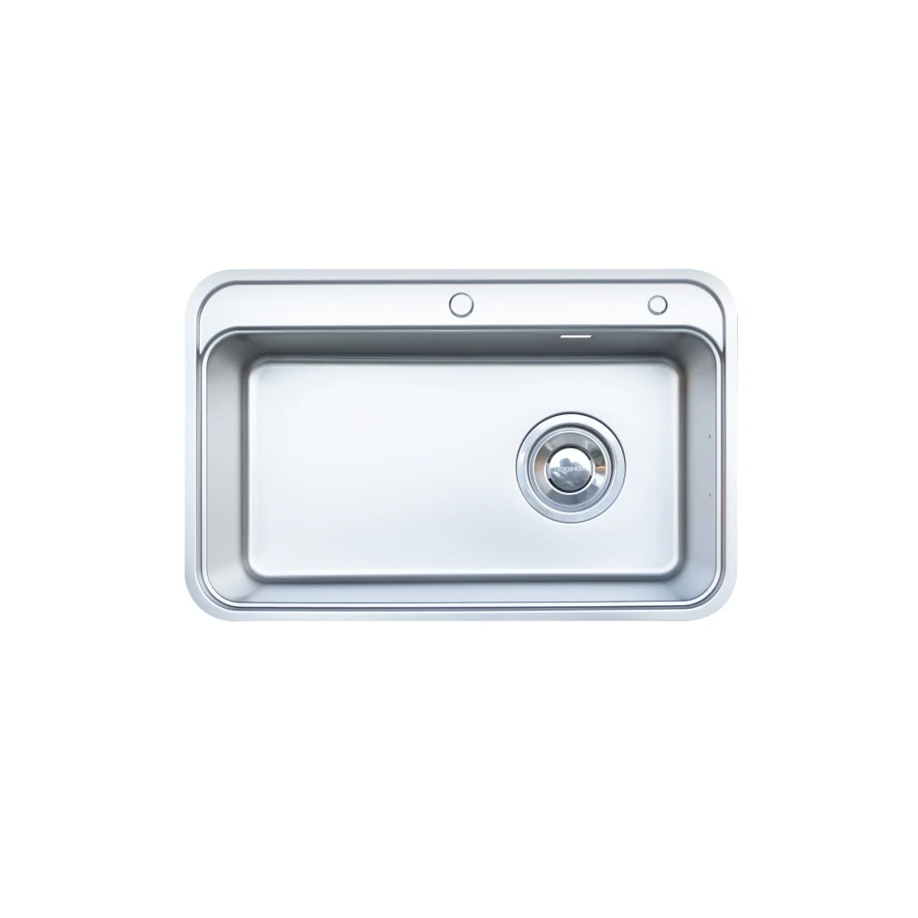 Chậu Rửa Bát 1 Hố Nobinox NOVA A382 Inox 304 Khổ 820mm