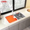 Chậu Rửa Bát Lắp Âm 2 Hố Cân KONOX Tari 7846DU Bo Góc R50 - ảnh 3