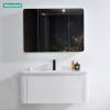 Tủ Lavabo Nhựa PVC Mowoen MW2823-100 1000mm Chậu 4 Viền Chống Tràn