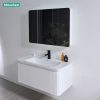 Tủ Lavabo Nhựa PVC Mowoen MW2823-100 1000mm Chậu 4 Viền Chống Tràn - ảnh 2