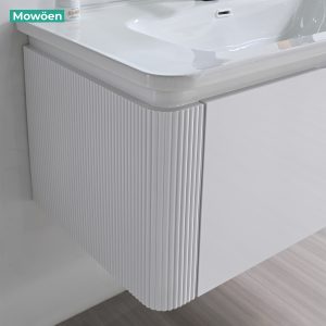 Ảnh công trình thực tế Tủ Lavabo Nhựa PVC Mowoen MW2823-100 1000mm Chậu 4 Viền Chống Tràn