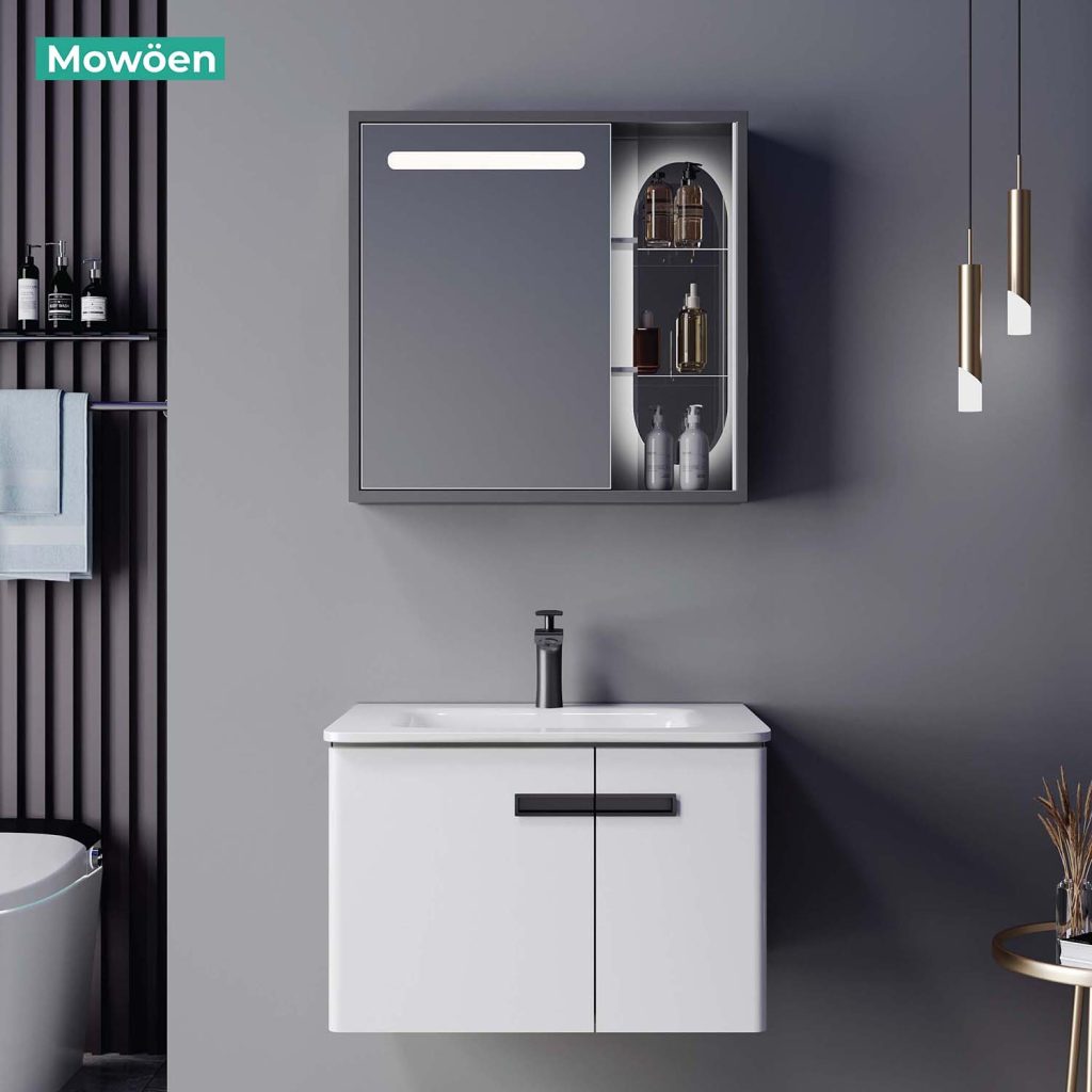 Tủ Lavabo Mowoen MW6616-60 Thân Plywood Khổ 600mm