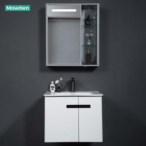 Ảnh công trình thực tế Tủ Lavabo Mowoen MW6616-60 Thân Plywood Khổ 600mm
