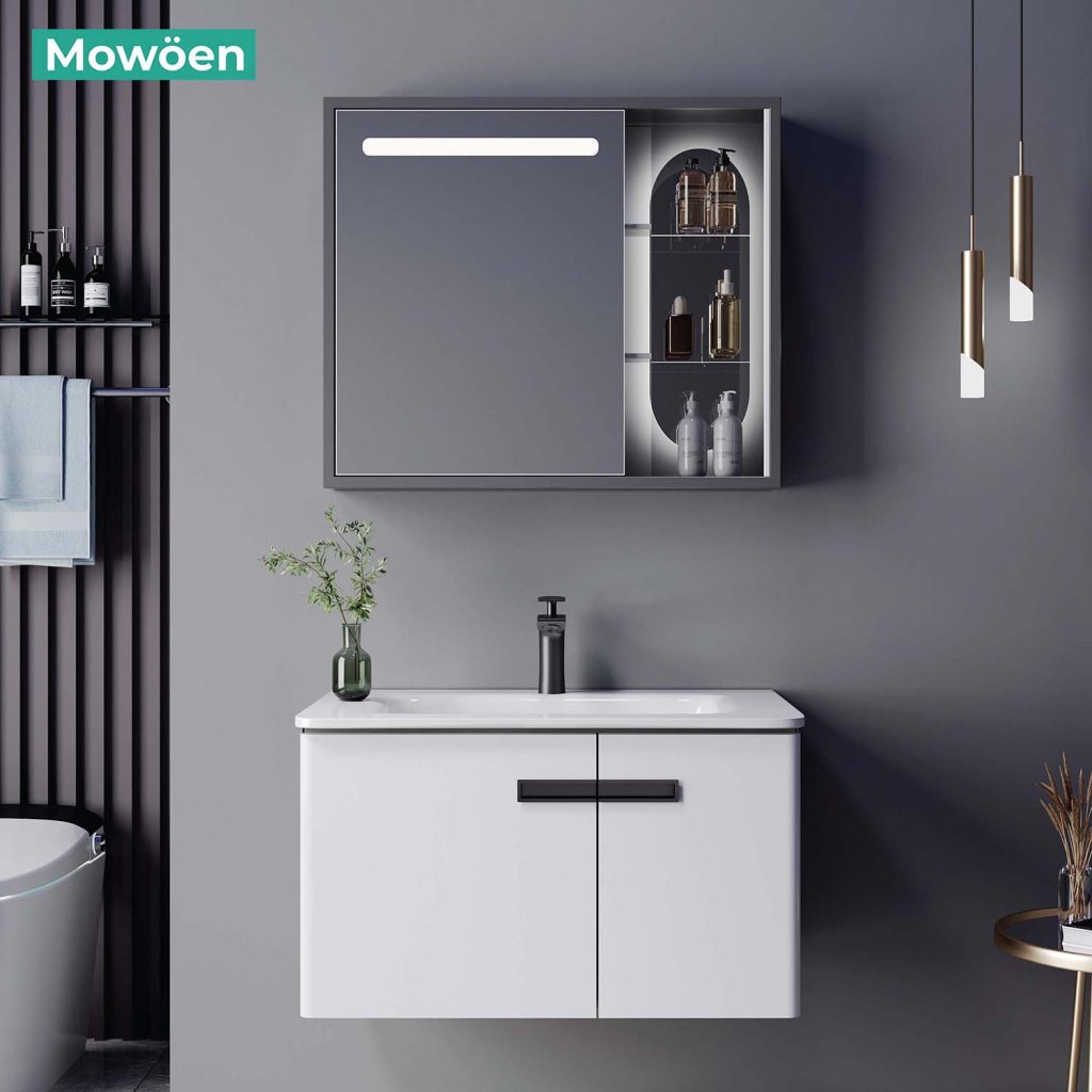 Tủ Lavabo MOWOEN MW6616-80 Plywood 800mm