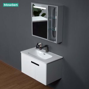 Ảnh công trình thực tế Tủ Lavabo MOWOEN MW6616-80 Plywood 800mm