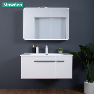 Ảnh công trình thực tế Bộ Tủ Lavabo MOWOEN MW6628-100 Treo Tường 1000mm