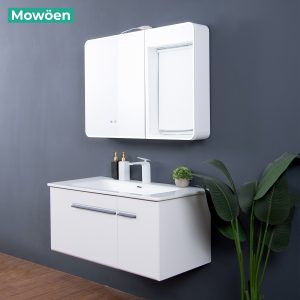 Ảnh công trình thực tế Bộ Tủ Lavabo MOWOEN MW6628-100 Treo Tường 1000mm