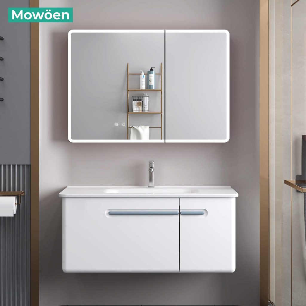 Bộ Tủ Lavabo MOWOEN MW6628-100 Treo Tường 1000mm