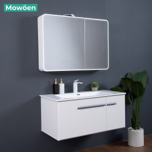 Ảnh công trình thực tế Bộ Tủ Lavabo MOWOEN MW6628-100 Treo Tường 1000mm