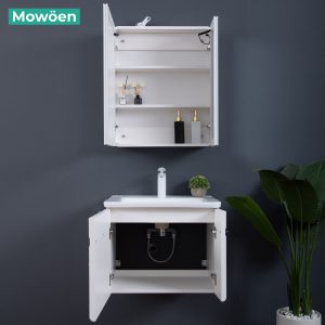 Ảnh công trình thực tế Tủ Lavabo Treo Tường MOWOEN MW6628-60 Rộng 600mm Tủ Gương LED