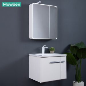 Ảnh công trình thực tế Tủ Lavabo Treo Tường MOWOEN MW6628-60 Rộng 600mm Tủ Gương LED