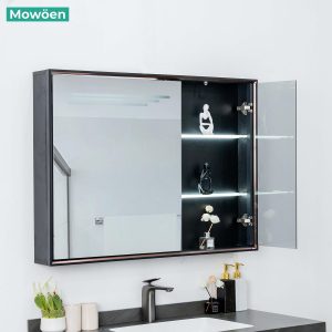 Ảnh công trình thực tế Bộ Tủ Lavabo Mowoen MW6630-80SB Treo Tường 800mm