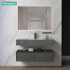 Bộ Tủ Lavabo Mowoen MW6630R-100SB 1000mm Treo Tường, Gương LED