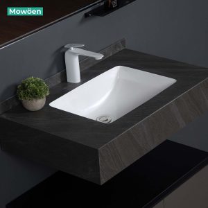 Ảnh công trình thực tế Bộ Tủ Lavabo Mowoen MW6630R-100SB 1000mm Treo Tường, Gương LED