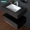 Tủ Lavabo Mowoen MW6630R-80SB Treo Tường 800mm Kèm Gương LED - ảnh 8