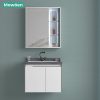 Bộ Tủ Lavabo Mowoen MW6631-60SB 600mm Treo Tường, Tủ Gương LED
