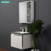 Bộ Tủ Lavabo Mowoen MW6631-60SB 600mm Treo Tường, Tủ Gương LED - ảnh 6