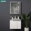 Bộ Tủ Lavabo Mowoen MW6631-60SB 600mm Treo Tường, Tủ Gương LED - ảnh 2