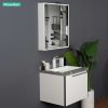 Bộ Tủ Lavabo Mowoen MW6631-60SB 600mm Treo Tường, Tủ Gương LED - ảnh 4