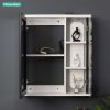 Bộ Tủ Lavabo Mowoen MW6631-60SB 600mm Treo Tường, Tủ Gương LED - ảnh 8