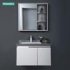 Tủ Lavabo Mowoen MW6631-80SB Plywood Mặt Chậu Liền Khối 800mm - ảnh 2