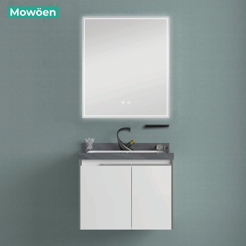 Tủ Lavabo MOWOEN MW6631R-60SB 600mm Chậu Liền Mặt Đá