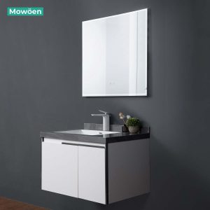 Ảnh công trình thực tế Tủ Lavabo MOWOEN MW6631R-60SB 600mm Chậu Liền Mặt Đá