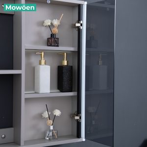 Ảnh công trình thực tế Bộ Tủ Lavabo MOWOEN MW6632-100 Gương Phôi Bỉ 1000mm