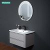 Bộ Tủ Lavabo MOWOEN MW6632C-80 Gương Tròn LED 800mm - ảnh 5