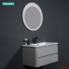 Bộ Tủ Lavabo MOWOEN MW6632C-80 Gương Tròn LED 800mm - ảnh 2
