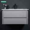 Bộ Tủ Lavabo MOWOEN MW6632C-80 Gương Tròn LED 800mm - ảnh 6
