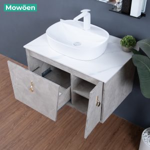 Ảnh công trình thực tế Tủ Lavabo Mowoen MW6651BR-80 Khổ 800mm