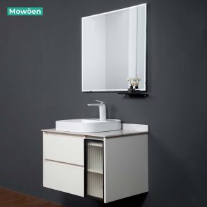 Ảnh công trình thực tế Bộ Tủ Lavabo MOWOEN MW6652WR-80 Thân Plywood 800mm