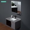 Tủ Lavabo Mowoen Inox MW6809S-80R 800mm Xám Vân Đá - ảnh 3