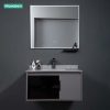 Tủ Lavabo Mowoen Inox MW6809S-80R 800mm Xám Vân Đá