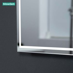Ảnh công trình thực tế Tủ Lavabo Mowoen Inox MW6809S-80R 800mm Xám Vân Đá
