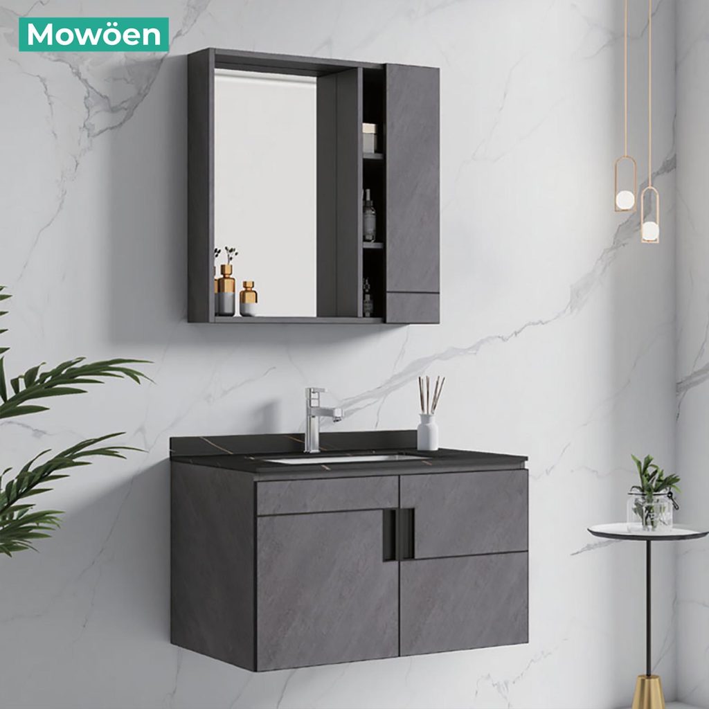 Bộ Tủ Lavabo MOWOEN MW6936-80 Thân Plywood 800mm