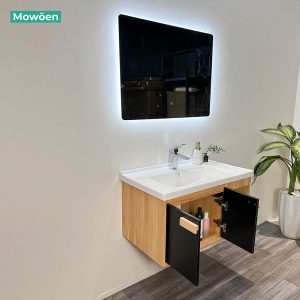 Ảnh công trình thực tế Tủ Lavabo Mowoen MW6968R-80 Thân Plywood Khổ 800mm