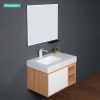 Bộ Tủ Lavabo Mowoen MW9567R-80 Gương LED Sấy Chống Mờ 800mm - ảnh 4