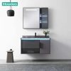 Tủ Lavabo Inox MOWOEN MW6809S-80 800mm Màu Đen