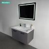 Tủ Lavabo Mowoen Inox MW6810S-80 Gương LED Sấy Chống Mờ - ảnh 3