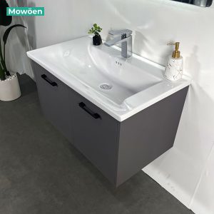 Ảnh công trình thực tế Tủ Lavabo Mowoen Inox MW6810S-80 Gương LED Sấy Chống Mờ
