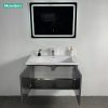 Tủ Lavabo Mowoen Inox MW6810S-80 Gương LED Sấy Chống Mờ - ảnh 4