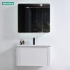 Tủ Lavabo Nhựa PVC Mowoen MW2823-80 800mm Chậu 4 Viền Chống Tràn