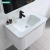 Tủ Lavabo Nhựa PVC Mowoen MW2823-80 800mm Chậu 4 Viền Chống Tràn - ảnh 5