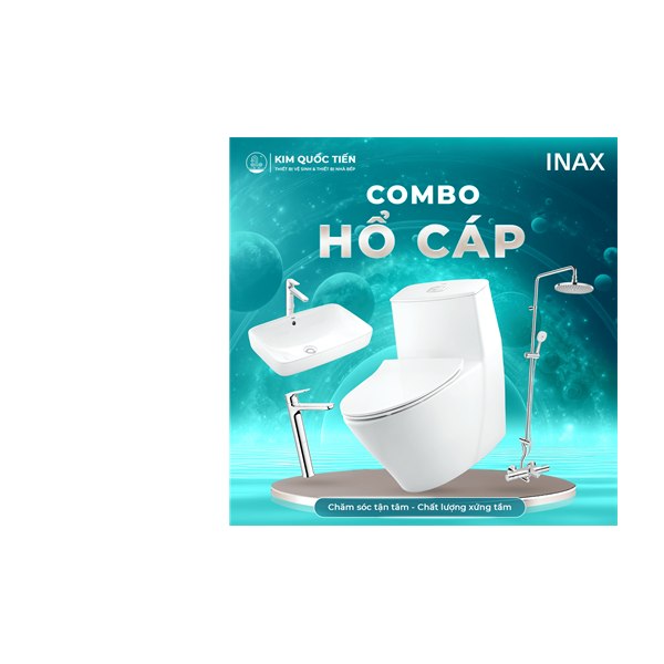 Combo Thiết Bị Vệ Sinh INAX Hổ Cáp Kim Quốc Tiến