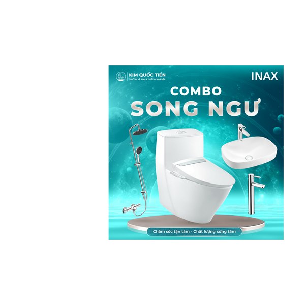 Combo Thiết Bị Vệ Sinh INAX Song Ngư Kim Quốc Tiến
