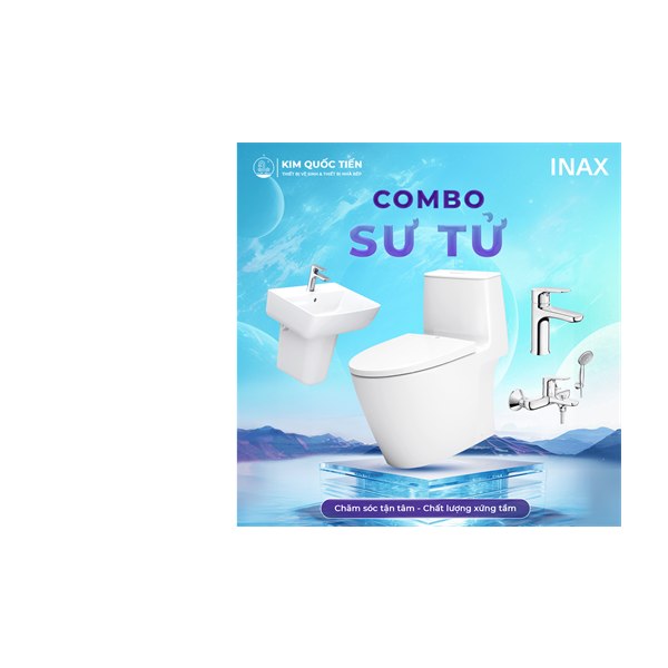 Combo Thiết Bị Vệ Sinh INAX Sư Tử Kim Quốc Tiến