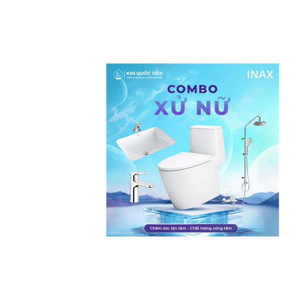Combo Thiết Bị Vệ Sinh INAX Xử Nữ Kim Quốc Tiến