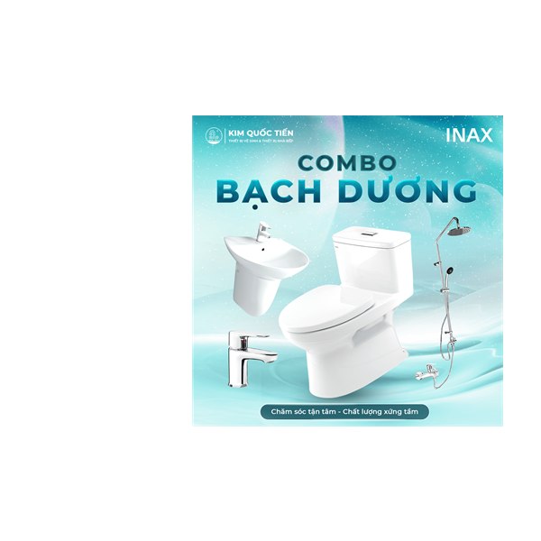 Combo Thiết Bị Vệ Sinh INAX Bạch Dương Kim Quốc Tiến